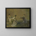 Le Commérage - Thomas Wilmer Dewing — oprawiony obraz na ścianie