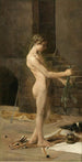 L'Esclave du sorcier - Thomas Wilmer Dewing — widok dzieła