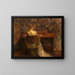 Le clavecin - Thomas Wilmer Dewing — oprawiony obraz na ścianie