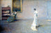 La robe blanche - Thomas Wilmer Dewing — widok dzieła