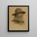 Walt Whitman - Thomas Wilmer Dewing — oprawiony obraz na ścianie