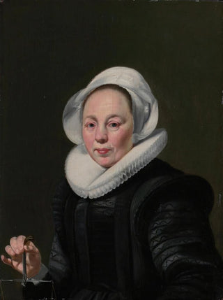 Thomas de Keyser - Portrait of a Woman with a Balance.webp