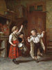 Tańczące niedźwiedzie - Théophile Duverger — widok dzieła