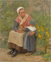 Kwiecień w Bretanii - Théophile Louis Deyrolle — widok dzieła