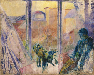 Thorvald Erichsen - Gudrun and Agnes at the Window.webp