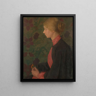 Thorvald Erichsen - Portrait of the Artist Ragnhild Lalla Hvalstad.webp
