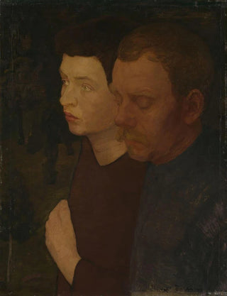 Thorvald Erichsen - Portraits of the Painters Oluf WoldTorne and Alfred Hauge.webp