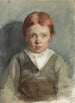 Portret młodego chłopca z rudymi włosami z przodu - Thérèse Schwartze — widok dzieła