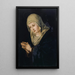 La Vierge en adoration - Tiberius Dominikus Wocher — oprawiony obraz na ścianie