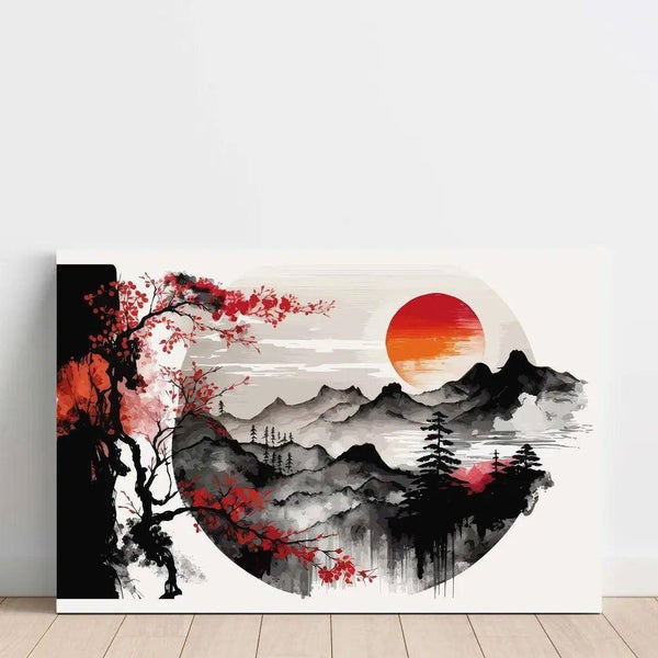 Reprodukcja obrazu Tirage d'art asiatique - Sérénité orientale