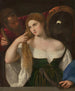 Portret kobiety podczas toalety - Titian — widok dzieła