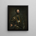Portret Alfonsa d'Avalosa, markiza del Vasto w zbroi z page'em - Titian — oprawiony obraz na ścianie