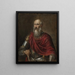 Portret admirała prawdopodobnie Francesco Duodo - Titian — oprawiony obraz na ścianie