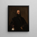 Portret Giacomo autorstwa Andre Dolfin - Titian — oprawiony obraz na ścianie