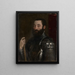 Portret Guidobaldo II della Rovere, księcia Urbino - Titian — oprawiony obraz na ścianie