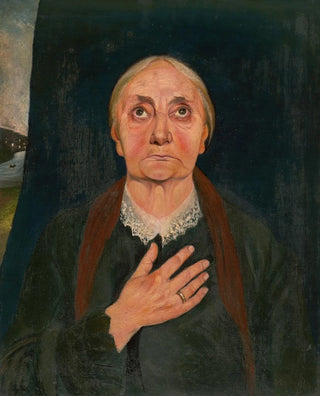 Tivadar Csontvry Kosztka - Old Woman at Prayer.webp