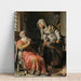 Reprodukcja obrazu Tobit i Anna z dzieckiem - Rembrandt van Rijn