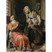 Reprodukcja obrazu Tobit i Anna z dzieckiem - Rembrandt van Rijn