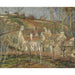 Reprodukcja obrazu Czerwone dachy, zakątek wioski, zima - Camille Pissarro