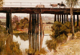Tom Roberts - Winter morning after rain Gardiners Creek.webp