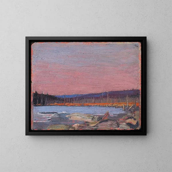 Jezioro na północy - Tom Thomson — oprawiony obraz na ścianie