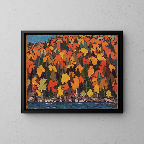 Liście jesienne - Tom Thomson — oprawiony obraz na ścianie