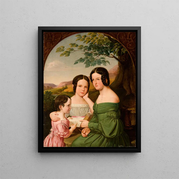 Tomasz Tyrowicz - Portrait of Three Sisters from the Hausner Family.webp