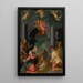 L'Adoration des bergers - Tommaso d'Antonio Manzuoli — oprawiony obraz na ścianie