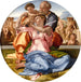 Tondo Doni - Michelangelo — widok dzieła