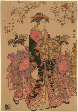 Torii Kiyonaga - First Duty of Hiinagata Wakana Hiinagata Wakana no Hatsumoy.webp