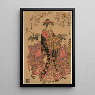 Torii Kiyonaga - First Duty of Hiinagata Wakana Hiinagata Wakana no Hatsumoy.webp