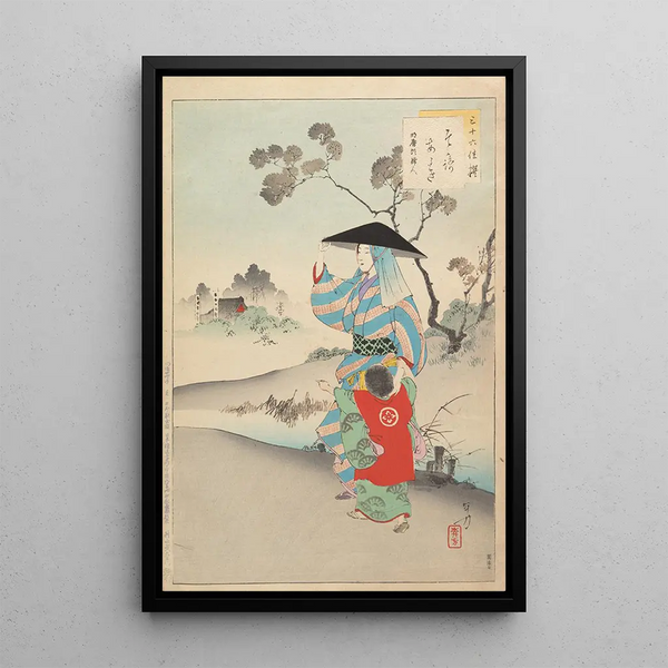 Toshikata Mizuno - Noblewomen of the Tokugawa Period Thirtysix Beauties Sanjuroko kasensoro Pl02.webp