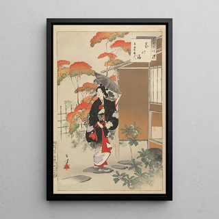 Toshikata Mizuno - Noblewomen of the Tokugawa Period Thirtysix Beauties Sanjuroko kasensoro Pl22.webp