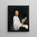 Jean-Baptiste Santeuil 1630-1697 kanonik Saint-Victor, poeta neolatyn - Toussaint Dubreuil — oprawiony obraz na ścianie