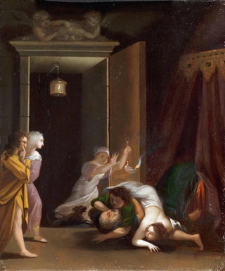 Toussaint Gelton - Paris and Helena Surprised by Menelaus.webp