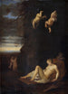 Satyr obserwujący śpiącą nimfę Antiope - Toussaint Gelton — widok dzieła