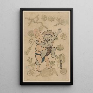 Toyokuni Utagawa - Daikoku to fukurokuju no sum.webp