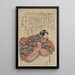 Nakamura Karoku no Sagami - Toyokuni Utagawa — oprawiony obraz na ścianie