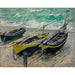 Reprodukcja obrazu Trzy łodzie rybackie - Claude Monet