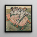 Trzy tancerki rosyjskie - Edgar Degas — oprawiony obraz na ścianie