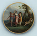 Trzy tańczące nimfy i ułożony w pejzażu Kupidon - Antonio Zucchi — aranżacja we wnętrzu