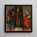 Trzech świętych Rocha, Antoniego opata i Lucji - Giovanni Battista Cima da Conegliano — oprawiony obraz na ścianie