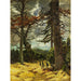 Reprodukcja obrazu Troncs de chêne au pré-printemps - Franz Marc
