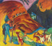Troupeau de Chèvres Rentrant - Ernst Ludwig Kirchner — widok dzieła