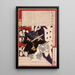 Aktor w Musashibo Benkei w Kanjincho - Tsukioka Yoshitoshi — oprawiony obraz na ścianie