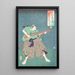 Horibe Yahei Minamoto Kanemaru - Tsukioka Yoshitoshi — oprawiony obraz na ścianie