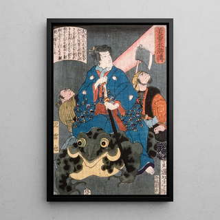 Tsukioka Yoshitoshi - Jiraiya Riding a Frog.webp