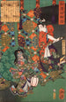 Kusunoki Tamonmaru Masayuki zaskakujący ducha lisa - Tsukioka Yoshitoshi — widok dzieła