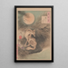 Plaine de Musashi lune - Tsukioka Yoshitoshi — oprawiony obraz na ścianie