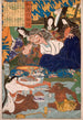 Shutendji otoczony kobietami - Tsukioka Yoshitoshi — widok dzieła